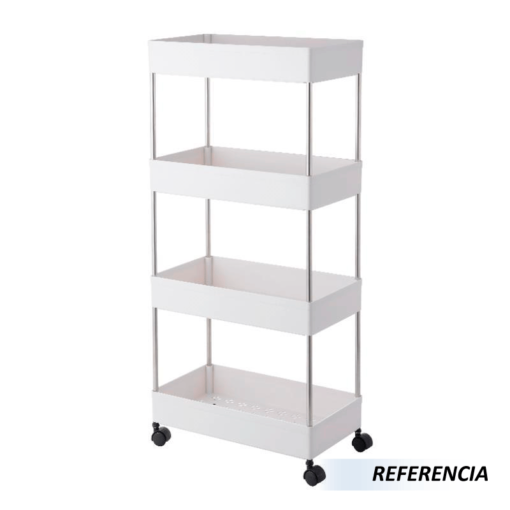 Organizador de 4 pisos de cocina con ruedas - Imagen 5