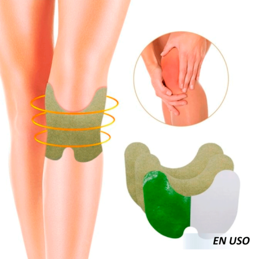 Parche para aliviar el dolor de rodilla