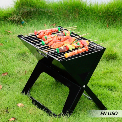 Parrilla portátil de carbón para barbacoa