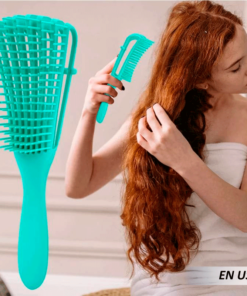 Cepillo Flexible Desenredante para Cabello Rizo