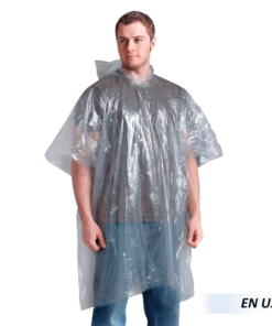 Poncho de lluvia con capucha emergency