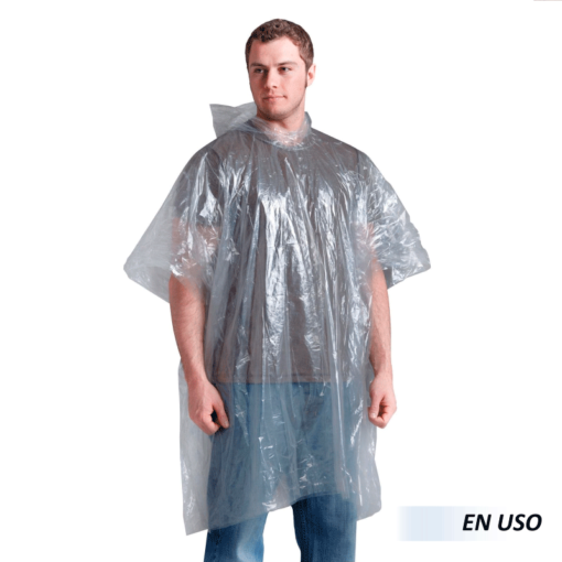 Poncho de lluvia con capucha emergency