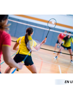 Juego de 2 raquetas de bádminton