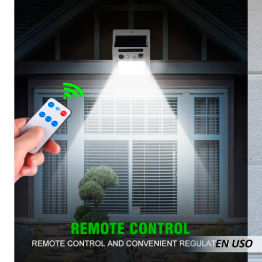 Luz Led Solar Con Sensor De Movimiento Alarma