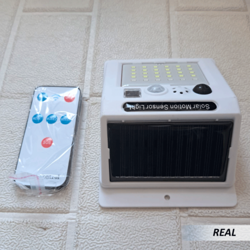 Luz Led Solar Con Sensor De Movimiento Alarma - Imagen 4
