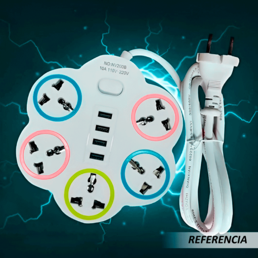 Extensión regleta en forma de flor - Imagen 5