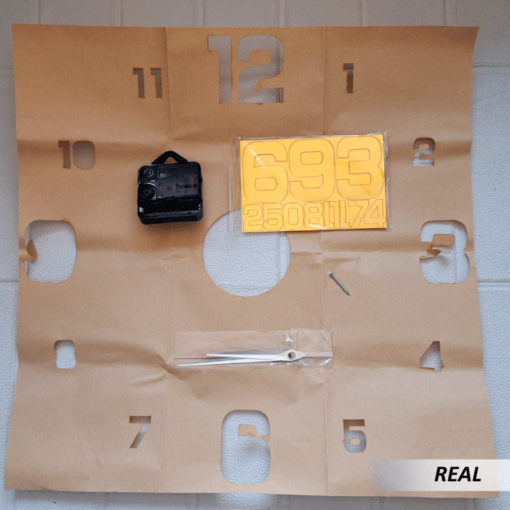 Reloj de pared autoadhesivo armable - Imagen 3