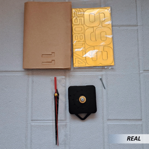 Reloj de pared autoadhesivo armable - Imagen 4