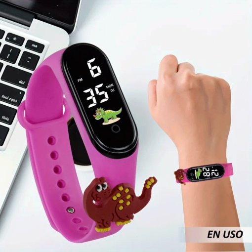 Reloj pulsera electrónico led para niños - Imagen 2