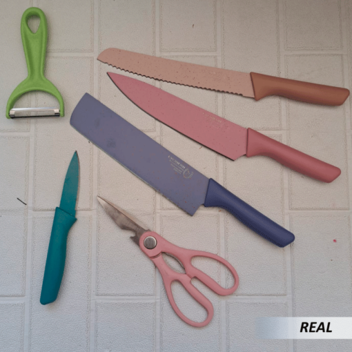 Juego de Cuchillos de Cocina Colores Pastel - Imagen 4