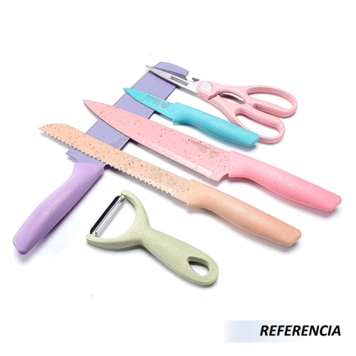 Juego de Cuchillos de Cocina Colores Pastel - Imagen 5