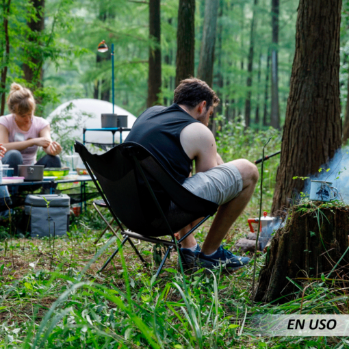 Silla de camping plegable