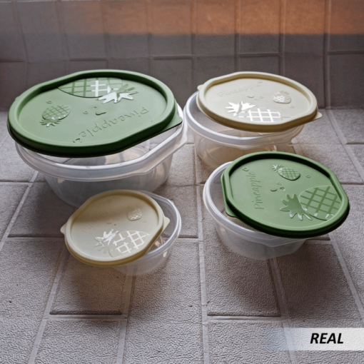 Caja de almacenamiento de refrigerador transparente redonda - Imagen 4