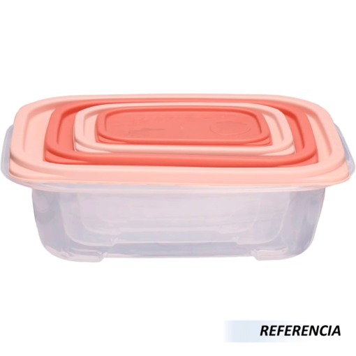 Recipientes de almacenamiento de alimentos con tapas - Imagen 5