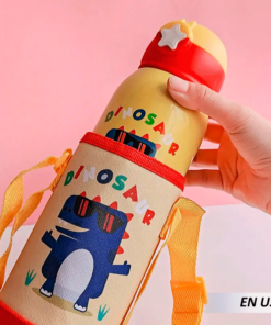 Termo infantil con diseño de dino