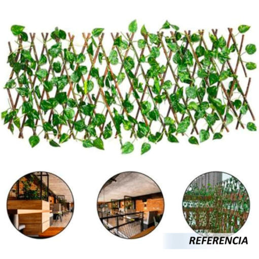 Valla de jardín Artificial retráctil expandible grande - Imagen 5