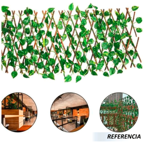 Valla de jardín Artificial retráctil expandible - Imagen 5