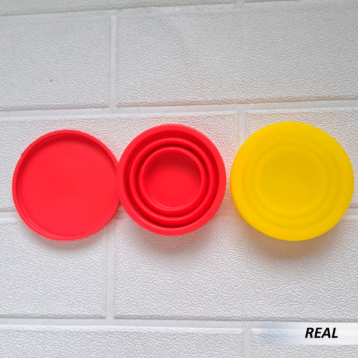 Vaso de silicona flexible con tapa - Imagen 3