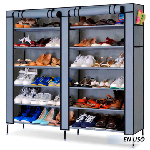 Zapatera  6 Niveles Doble Fila Ajustable