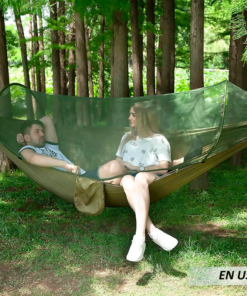 Hamaca de camping con mosquitera