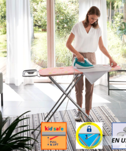 Tabla de Planchar Plegable con Soporte Antideslizante