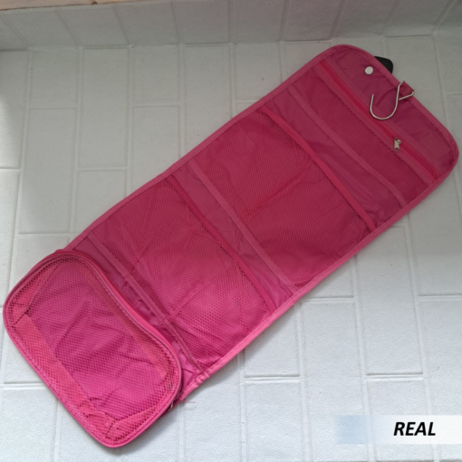 Bolsa organizadora colgante plegable para maquillaje - Imagen 3