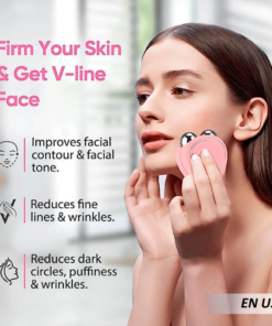 Rodillo facial con microcorriente