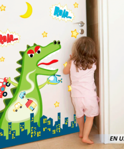 Sticker adhesivo dino