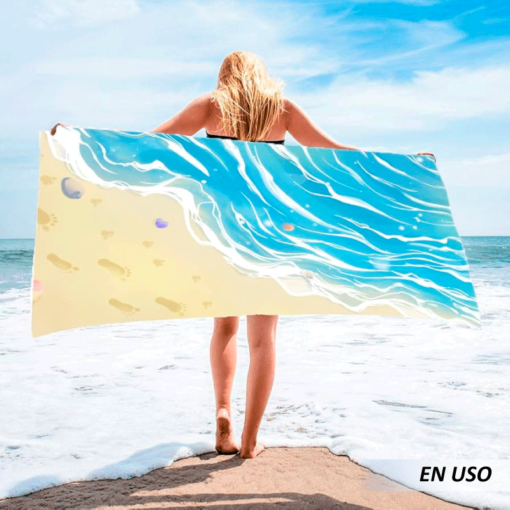 Toalla de microfibra para la playa