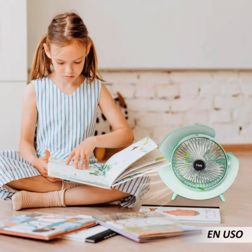 Ventilador led media luna